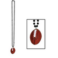 Beads w/ Football Medallion